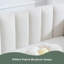 Lit de jour simple rembourré, dossier capitonné côtelé, lit de jour au design moderne somptueux, confort en mousse aux teintes riches-802696429