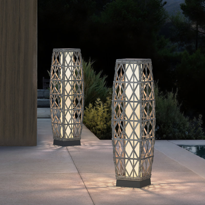 Ensemble de 2 lampes sur pied à DEL intégrées 30,75 po