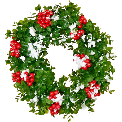 Faux Plastic 11'' Wreath