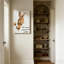 "Brown Fun Bunny", toile, support en bois massif, art mural, 24 x 16 pouces