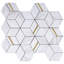 Natural Dorato Marble Mosaic Wall Tile-63985727