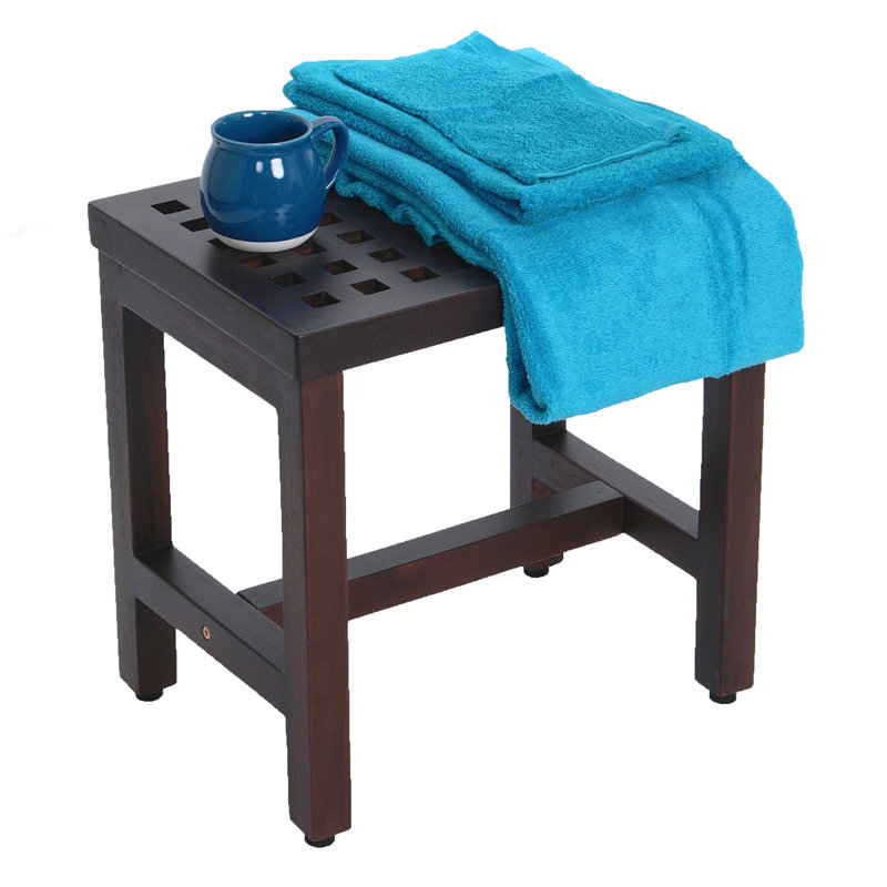 Espalier 18'' W Teak Shower Bench