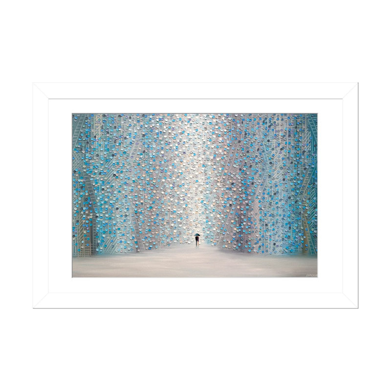 Twilight Romance - reproduction d'art murale - papier d'art encadré, H 24 po x l 32 po, Blanc