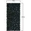 Tapis de bain antidérapant 35 po Blue Pebbles-299249637-325672395