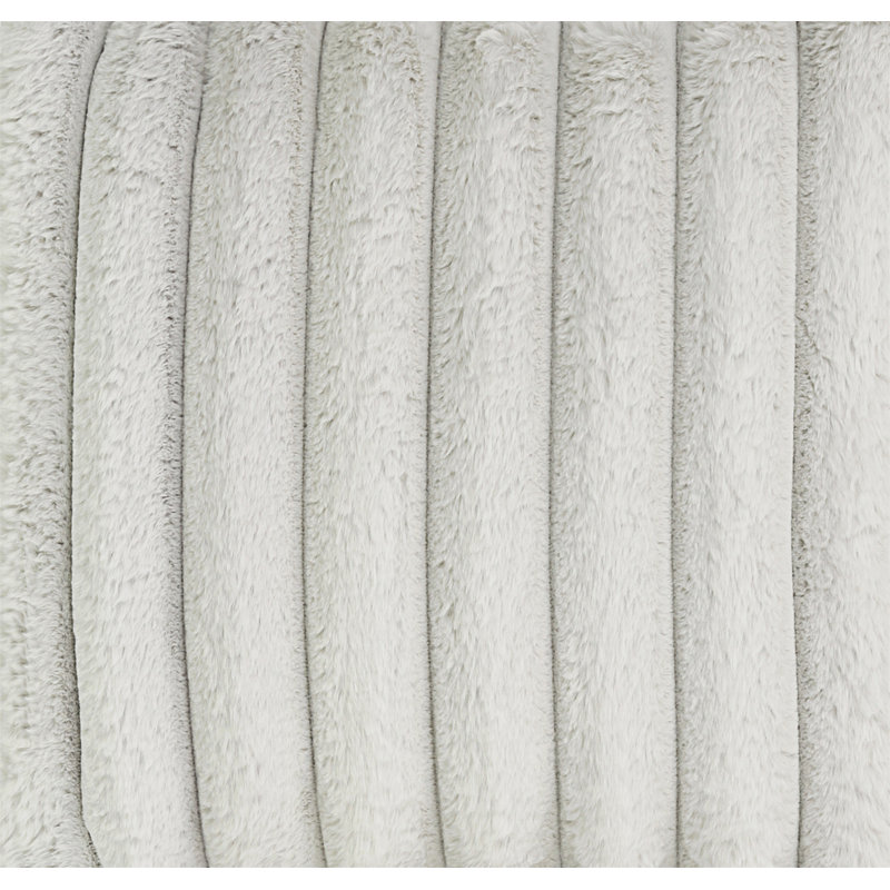 Méridienne 40 pouces Minky, Polyester gris