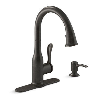 Motif Pull-Down Kitchen Faucet with Soap/Lotion Dispenser