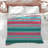 Blue Pink Stripes Comforter-128742007