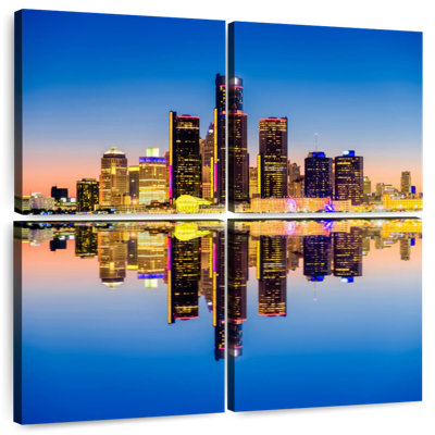 Nicci Detroit Sunset Reflection