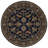 Ferrera Oriental Handmade Tufted Wool Navy Area Rug-317853500