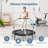 40" Foldable Mini Trampoline For Adults