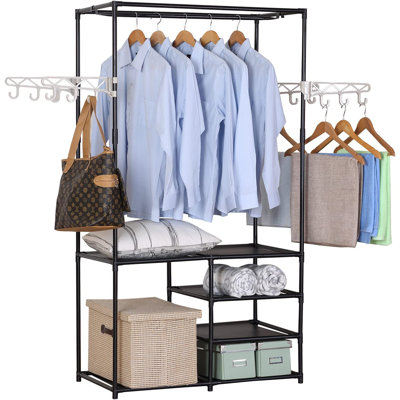 Hysell 87cm Clothing Rack