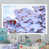 Toile blanche avec cadre photo