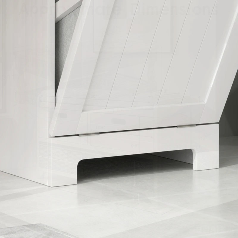 Armoire de panier à linge autoportante avec plusieurs compartiments pour une organisation et un rangement efficaces dans n'importe quelle pièce