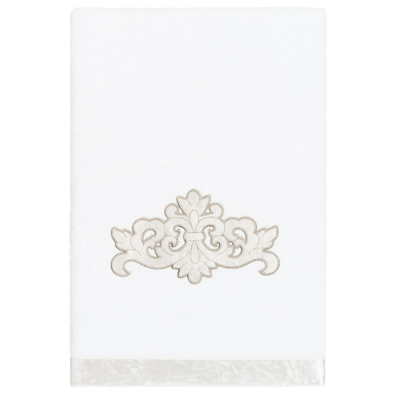 Midweight Bath Towel, White