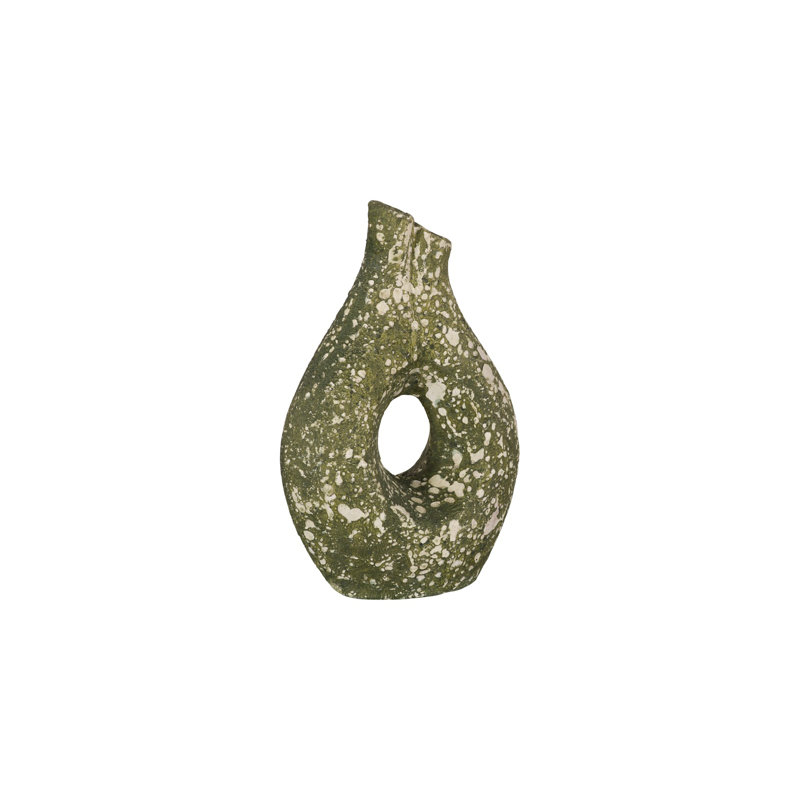 Olive Oil Vase Green, Medium, 13" H x 8" W x 4" D