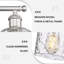 5-Light Bathroom Vanity Light With Clear Hammered Glass-387562329