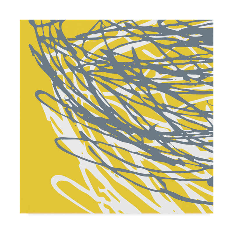 « brillance nest nest mixed », reproduction de peinture à l’acrylique sur toile tendue, H 35 po x l 35 po x P 2 po