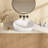 Large Oval Bathroom Vessel Sink – 24 Inch White Vitreous China Above Counter Sink