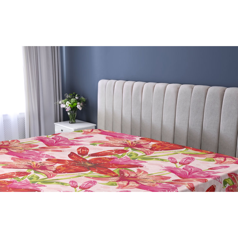 Drap-housse floral Ambesonne