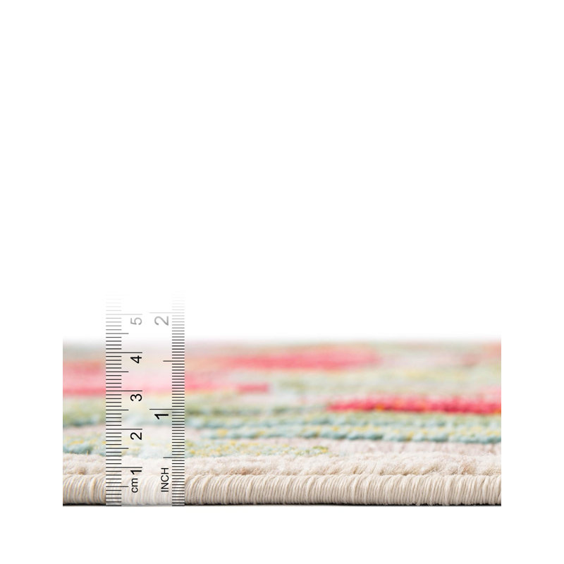 Wrought Studio Corniche Marelda Indoor/Outdoor Area Rug, Runner 2'7" x 10'