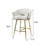 Glam Tufted Bar Stools (Set of 2) -  Upholstered Counter Stools with Gold Metal Legs for Kitchen & Ba-315285411