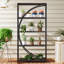 175cm H x 86cm W Metal Etagere Bookcase-994352538