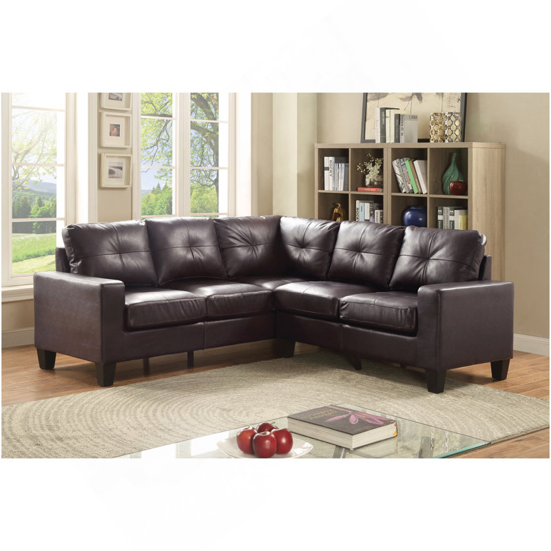 Canapé modulaire Newbury G464B-SC, brun foncé, Marron foncé