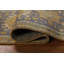 Tapis de couloir oriental gris traditionnel en laine 3 x 10