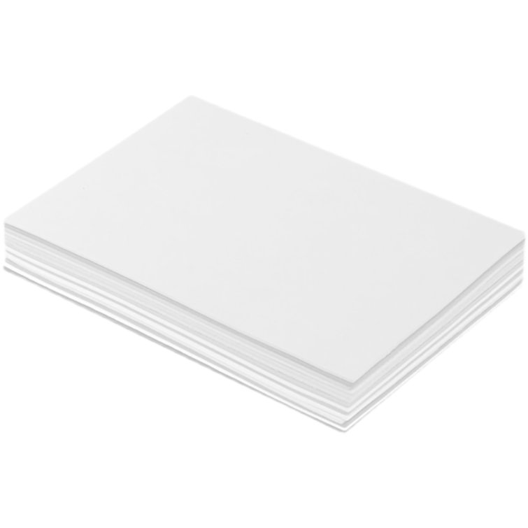 Fixturedisplays White Foam Sheets Crafts, 30 Pack, 9 x 12 Inches, 2mm 0.0787 Inches Thickness, Premium Eva Foam Paper Set, for Card Making, Crafting