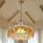 Vintage 8 - Light Dimmable Amber Empire Chandelier