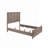 Wooden Panel Platform Bed