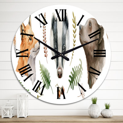 Horloge murale surdimensionnée