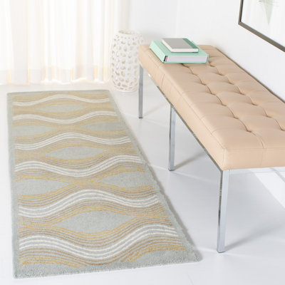 Secaucus Hand Tufted Wool Abstract Rug