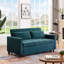 Buncombe 2 Seater Velvet Sofa Bed-1744948086
