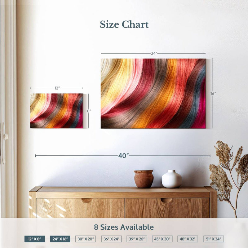 Impression sur toile, H 16 po x l 24 po x P 1,25 po