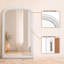 Miroir sur pied pleine longueur de 68 pouces avec cadre en bois et arc, idéal pour le salon, l'entrée ou la chambre.