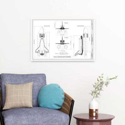 Discovery Full Stack Elevations Contemporary Wall Art Print