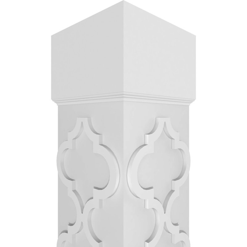 Grande colonne carrée non effilée Craftsman Classic, H 108 po x l 7,62 po x P 7,62 po