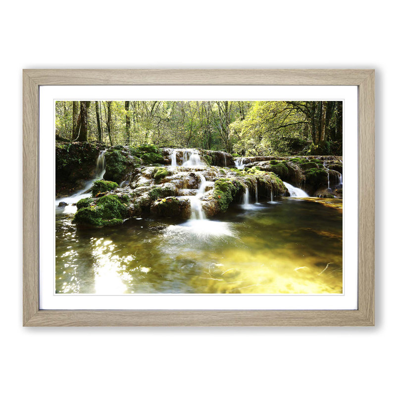 Single Picture Frame Print, Oak