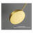 34.65" Golden Metal Wall Clocks
