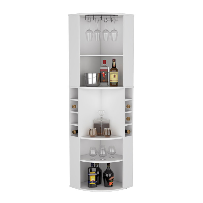 Armoire de bar Oban, Blanc