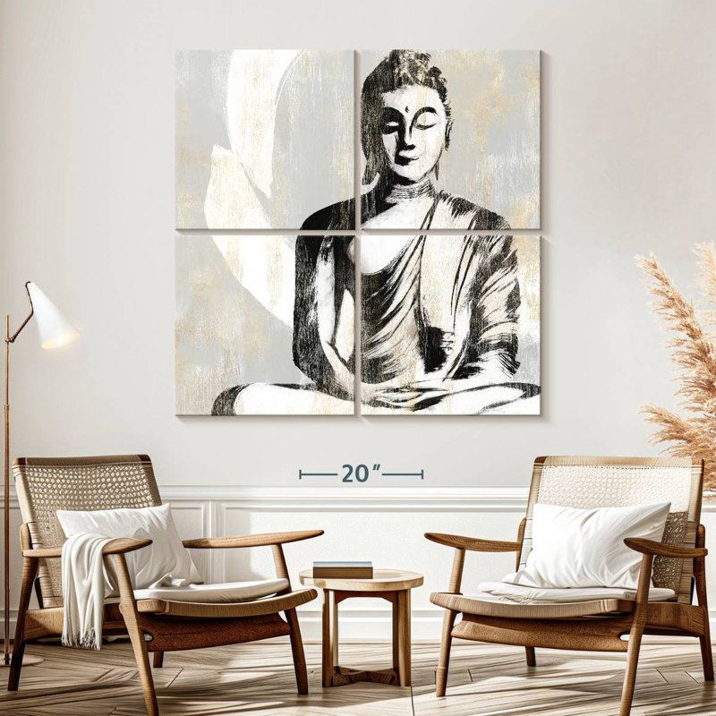 Leisha Seated Buddha II, 57'' H x 57'' W