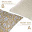 Coussin décoratif fait à la main pour lit et canapé 14 x 20 Fabividine Manikarnika-1604967629-1549491639