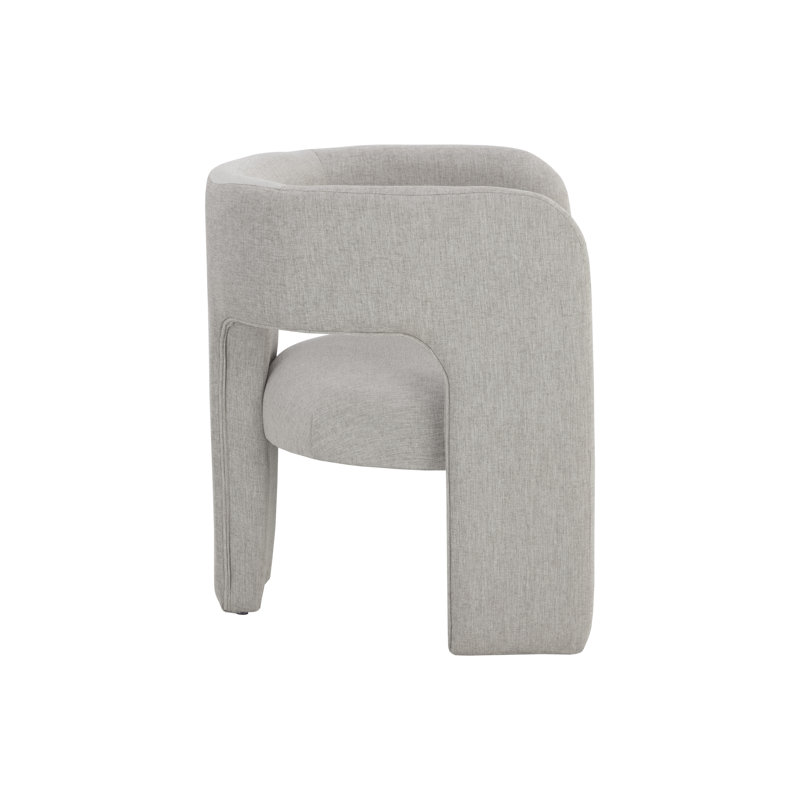 Lounge Chair, Brown Polyester