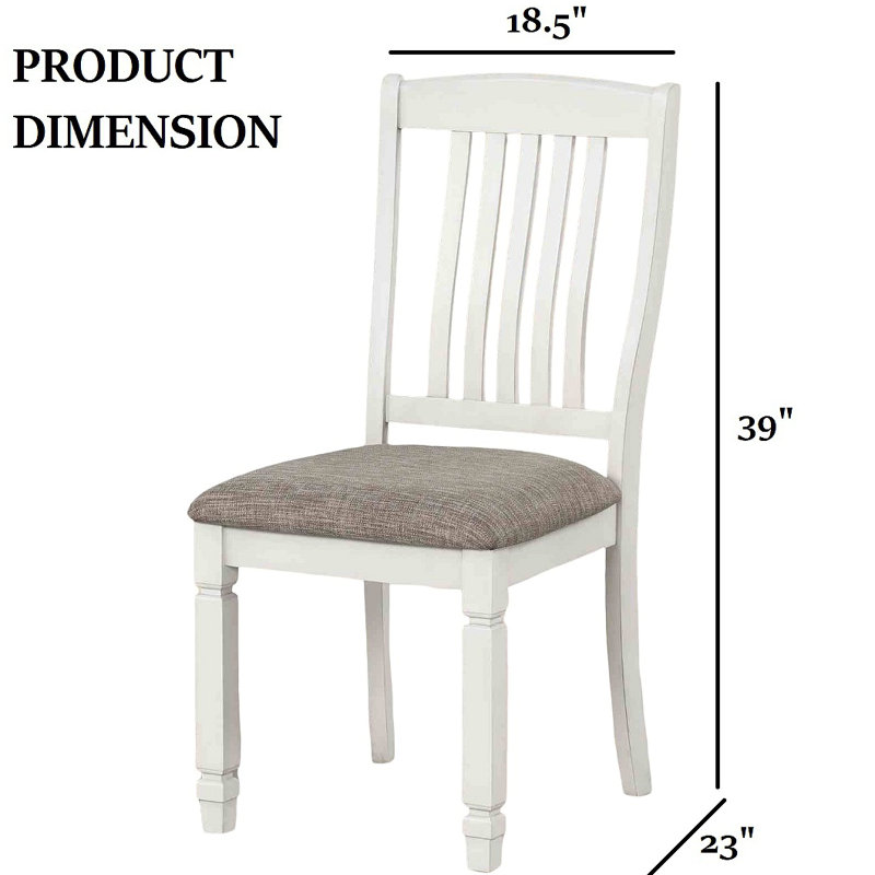 Chaise de salle à manger 2 pièces