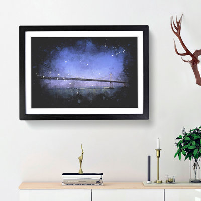 San Francisco Oakland Bay Bridge - Picture Frame Graphic Art