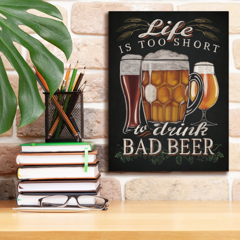 'Beer Oclock 2' by Wellington Studio Canvas Wall Art, 16" H x 12" W x 0.75" D