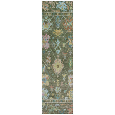 Machine Washable Indoor/Outdoor Leavittsburg ACN2234 Global Rug