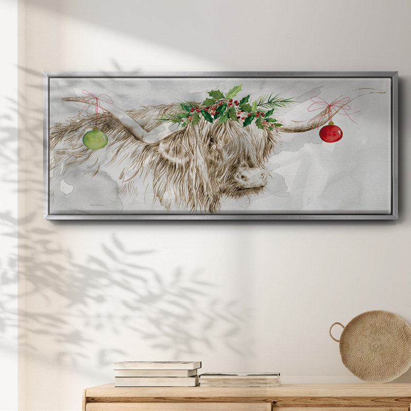 Highland Holidays - toile encadrée, H 20 po x l 50 po