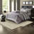 Luxury Jacquard 7 Piece Bedding Set, Polyester, Transitional Chic, Queen Size